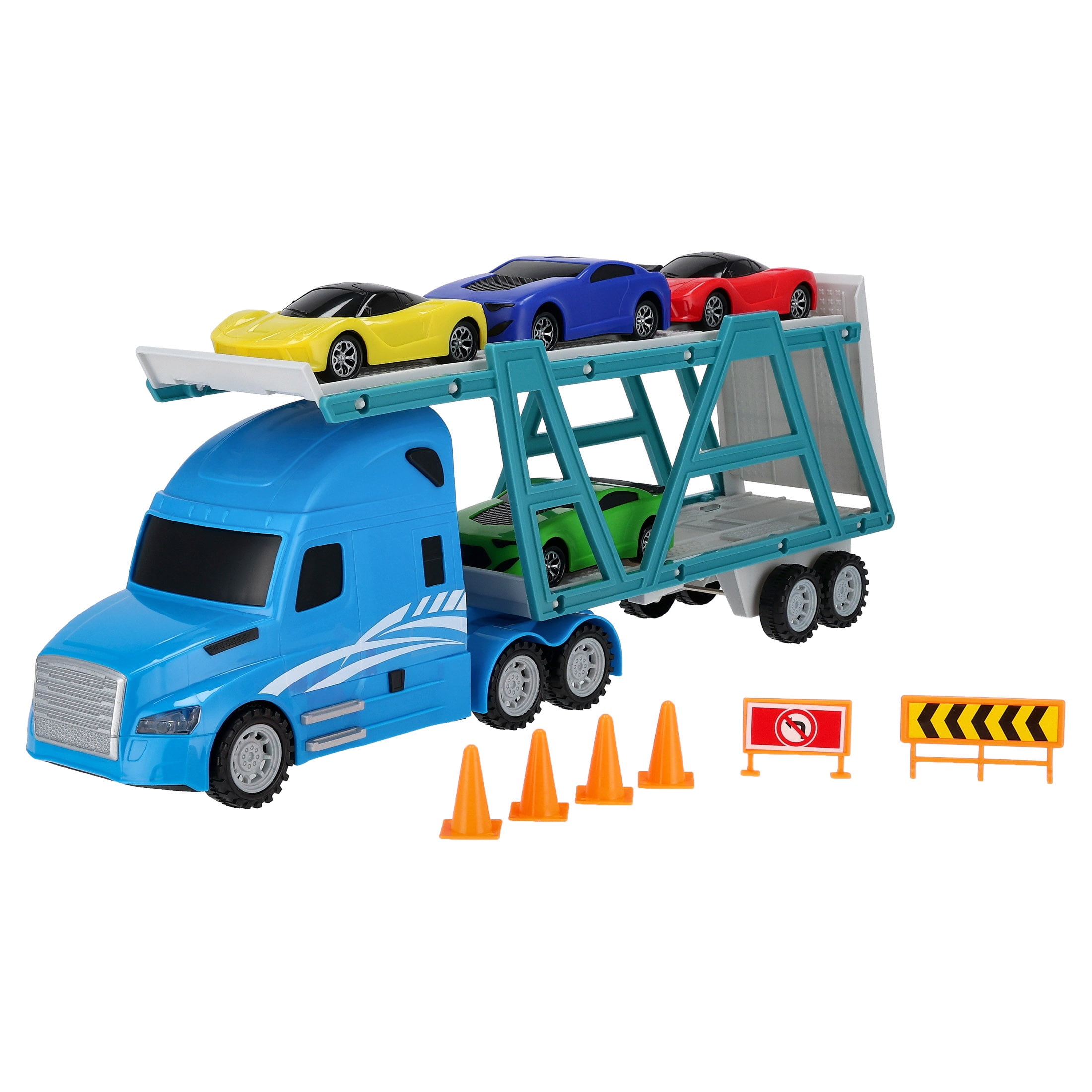 Adventure Force Mega Transporter Vehicle Play Set, 12 Pieces