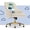 Beige, variant on Serta Scarlett Modern MidBack Office Chair Velvet Fabric Silver Metal Base Black