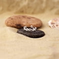 thumbnail image 2 of Amberta Adjustable 925 Sterling Silver Toe Ring for Women | Wave Hearts Flower Dolphin Crown Leaf Boho Foot Jewelry: Toe Ring for Women, 2 of 6