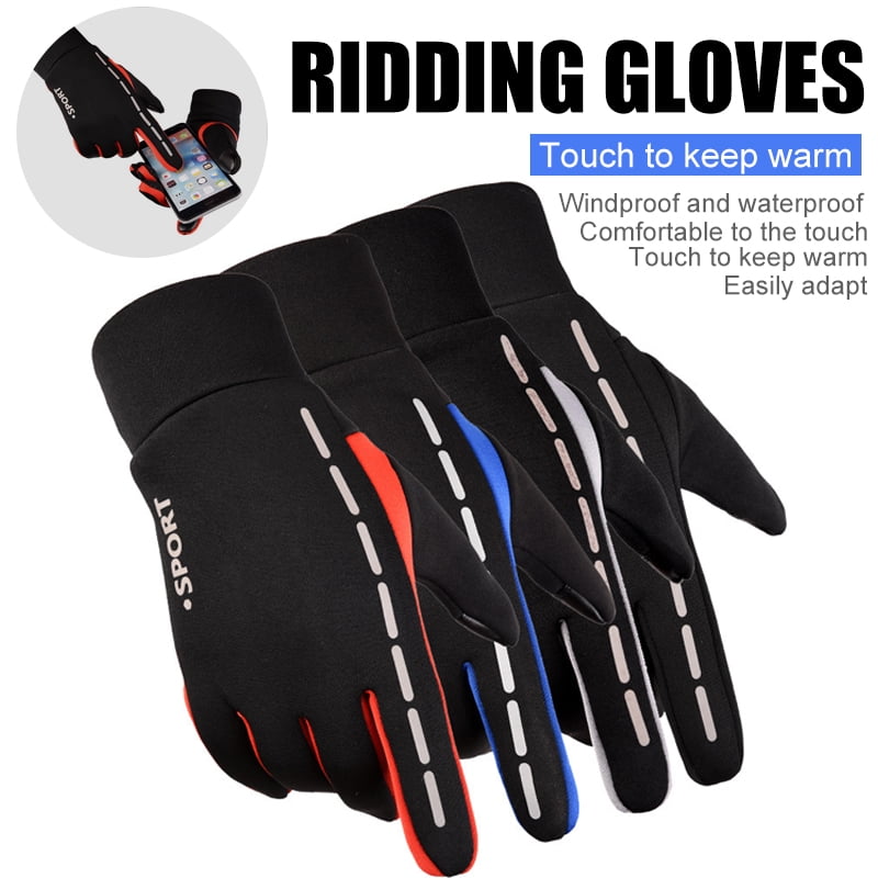 Lngoor - Winter Gloves Touchscreen Windproof Thermal Liner Gloves ...