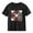 Black, variant on Kids Valentine's Day T-Shirt Heart Print Tic Tac Toe Short Sleeve Tee Cotton Casual Top for Girls Age 4-10,Size 7 T