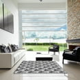 thumbnail image 7 of Ahgly Company Machine Washable Indoor Rectangle Transitional Platinum Silver Gray Area Rugs, 3' x 5', 7 of 7