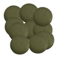 thumbnail image 4 of 10 Pcs Boutons Recouverts de Tissu 20mm pour Chemises Manteaux Robe Formelle Verte, 4 of 8