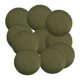 thumbnail image 5 of 10 Uds. Botones cubiertos de tela, botones de vástago de Metal, manualidades, boda, 20mm, botones planos de costura para ropa, chaquetas, abrigos Verde, 5 of 8