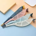thumbnail image 7 of Pot Strainer with Handle Silicone Clip On Colander for Pasta Meat Vegetables and Fruit Fits Most Pots Bowls with Heat Resistant Grip,kitchen strainer,Blue,1PC, 7 of 7