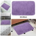 thumbnail image 2 of Fsqjgq Creative Carpet Area Rugs Indoor Mats for Entryway Carpet Welcome Decoration Day Room Living Doormats Carpet Home Carpets Bathroom Products Long Hair 50Cmx80Cm Purple, 2 of 6
