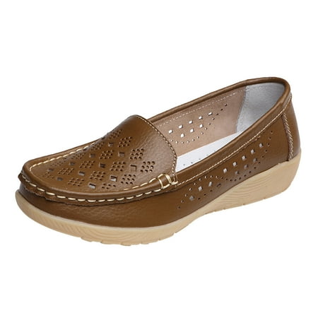 

ZIZOCWA Women Summer Sandals Slides Women Jelly Sandals Slip On Women Comfort Walking Flat Loafers Hollow Out Casual Shoes Driving Loafers Walking Sho 8