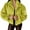 C-Yellow361, variant on DHFJKG Winter Coats For Women Crop Top Fluffy Solid Color Long Sleeve Stand Collar Zip Up Jacket Outwear Versatile Outerwear