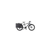 Mongoose Envoy Adult Cargo Bike, 26-Inch Wheels, 24 Speed, Gray