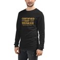 thumbnail image 2 of Certified Day Drinker #3 Unisex Long Sleeve Tee, 2 of 7