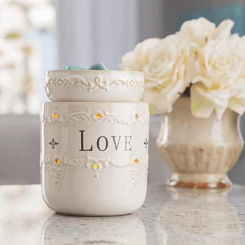 Candle Warmers Etc. Live, Laugh, Love Illumination Fragrance Warmer
