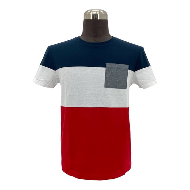 Playera George Talla M Bloques Rojo