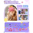 thumbnail image 4 of Teléfono inteligente Sueseip para niñas de 5 a 7 años con tarjeta SD, color rosa, 4 of 7