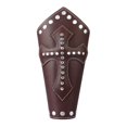 thumbnail image 2 of 2x Muñequera Deportiva Ajustable Medieval Cuero PU para de Dolor de Síndrome de Carpiano Artritis Fernando Pulsera Steampunk Gauntlet, 2 of 5