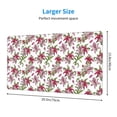 thumbnail image 2 of Salouo Lilies Flowers Print Large Mouse Pad,Extended Mat Desk Pad, 3mm Thick Mice Pad Desk Mat Big Desk Pad for Work, Game, Office, Home -16 x 29.5in, 2 of 8