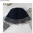 thumbnail image 3 of Women Trendy Fall Winter Knitted Beanie Soft Wool Knit Bucket Hat Trendy Basin Hat Vintage Cloche Bucket Hat, 3 of 9