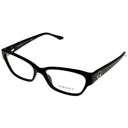 Versace Women Eyeglasses Designer Frame Black Cat Eye VE3172 GB1