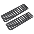 thumbnail image 1 of 2 cubiertas de panel de vidrio para ventana de puerta trasera, pegatinas decorativas, aluminio duradero JK multiagujeros, 1 of 8