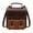 Brown, variant on Korean Style Retro Backpacks For Women PU1eatherConstruction Ergonomic Comfortable Design