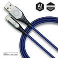thumbnail image 3 of *Celltronix - Titanium [Certified for Apple MFi] 6FT Fast Charging Tangle Free Heavy Duty USB to Lightning Cable, 3 of 4