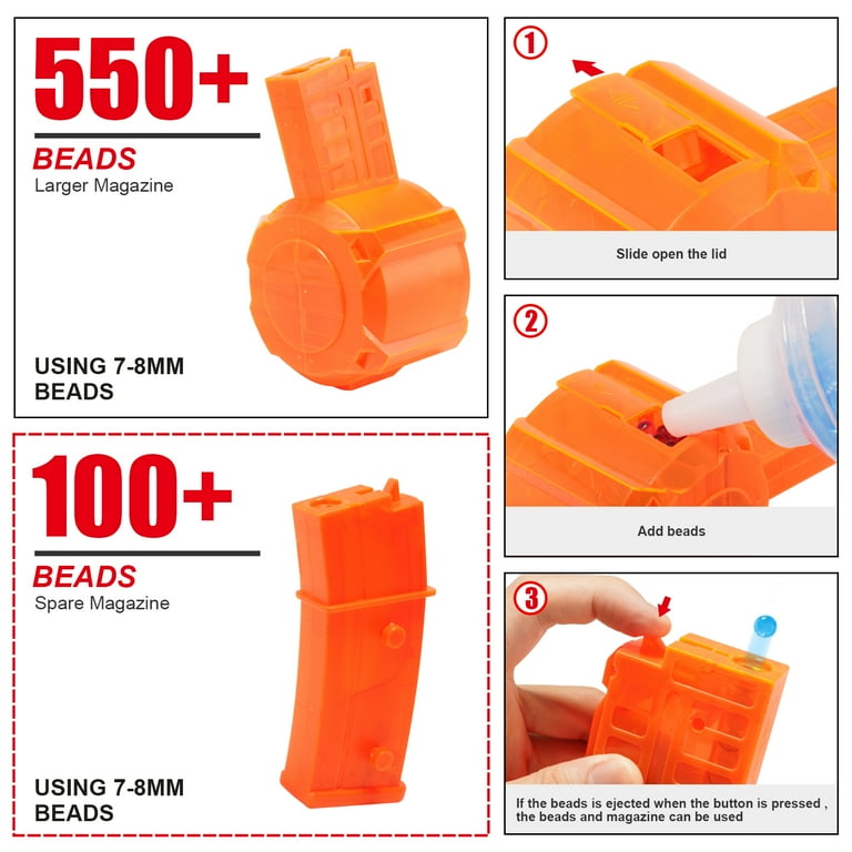 Gel Ball Blaster Water Bead Blaster Highly Assembled Toy Blasters for Ages 14+ years