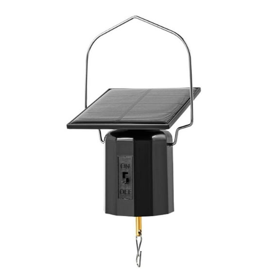 Solar Powered Wind Spinner Motor, Solar Spinners for Yard and Garden, Wind Catchers & Spinners Outdoor, Adjustable Hook, Easy Installation, for Courtyards, Balconies, Gardens