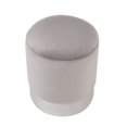 thumbnail image 3 of Inspired Home Violet Ottoman Velour Gris / Chrome, 3 of 6