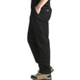 thumbnail image 2 of Outfmvch Cargo Pants for Men Skorts for Women Casual Summer Mens Multi Pocket Zipper Buckle Male Cargo Pants Outdoor Pants Tooling Pants Men's Pants Black XL, 2 of 9