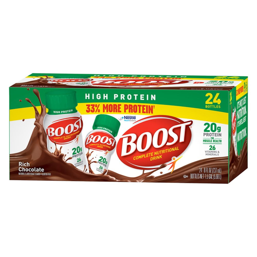 Branded BOOST High Protein Drink, Chocolate (24 pk.)