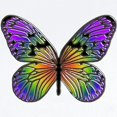 thumbnail image 2 of CafePress - Rainbow Butterfly Infant Bodysuit - Baby Light Bodysuit, Size Newborn - 24 Months, 2 of 4