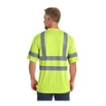 thumbnail image 2 of CornerStone ANSI 107 Class 3 Short Sleeve Snag-Resistant Reflective T-Shirt | Men's and Women's Safety Clothing, High Visibility Tee for Work, 2 of 4