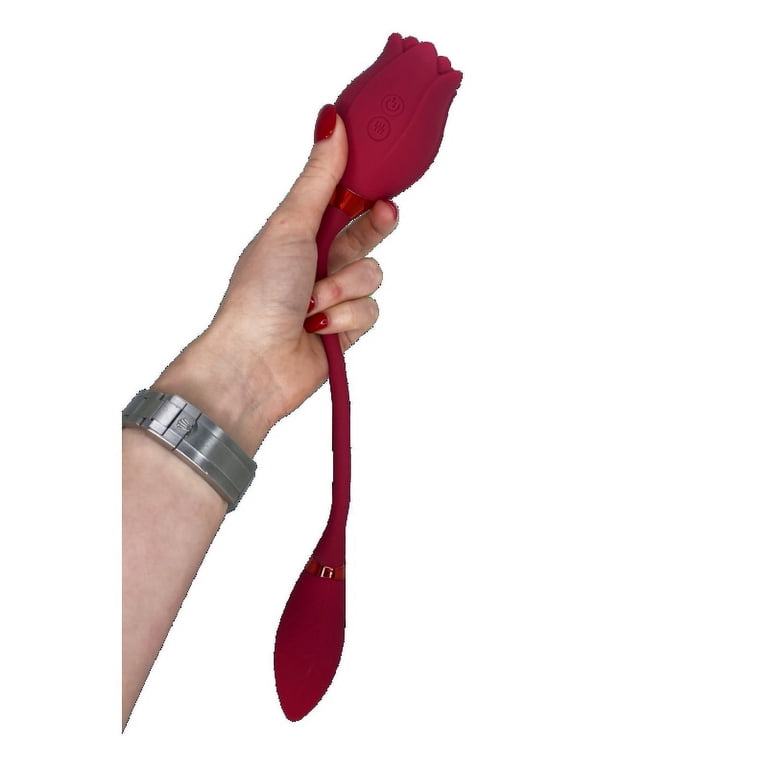V For Vibes Rose Dual Vibrator, Rose Toy Daphne - Red - Walmart.com V For Vibes Rose Dual Vibrator, Rose Toy Daphne - Red - Walmart.com