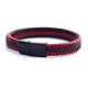 thumbnail image 1 of Pulsera de cordón de cuero genuino trenzado para hombre con cierre magnético, 1 of 4