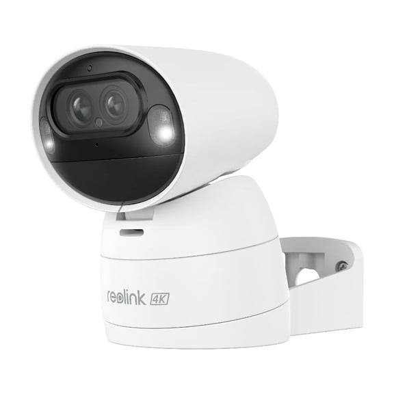 Reolink Argus Track 4K 8MP Dual-Lens Wi-Fi Camera,Auto-Zoom Tracking Color Night Pan, Tilt & 6X Zoom