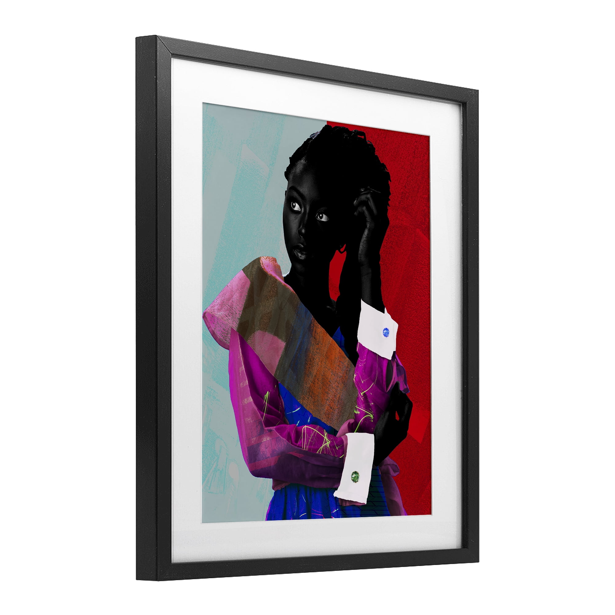 Stupell Industries New York Fashion Style Black Framed Print Under Glass, design by NUMA Art