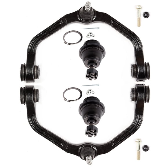 ECCPP 4pcs Front Upper Control Arm Front Lower Ball Joint fit for 1998-2011 For Ford Ranger 2001-2010 For Mazda B2300 1998-2001 For Mazda B2500 1998-2003 For Mazda B4000