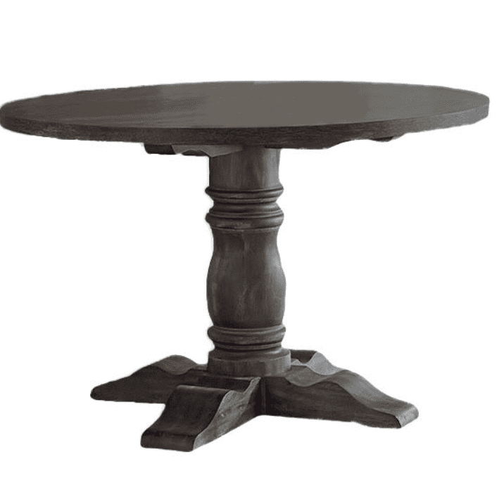 Progressive Muses 48 Round Dining, 48 Inch Round Pedestal Dining Table With Leaf