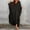 Black, variant on Ladies Chest Woven Loose Large Size Beach Smock Robe Holiday Sunblock Smock Women Winter Jackets plus Size Winter Coat Anorak Winter plus Size Coats for Women plus Light Jackets for Women plus Size