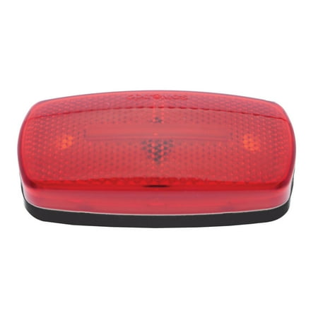 UPC: 0047286989216 | Optronics MC32RBS Mark Light Oval Black Base Red