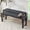 Black, variant on Outdoor Metal Garden Bench, Patio Backless Bench, Weatherproof Park Benches for Gardens, Patios​, Gray