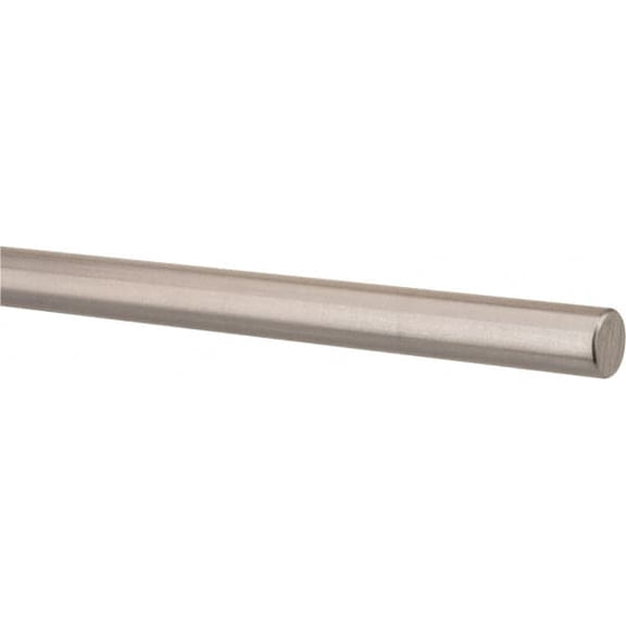 1/4" Diam, 2' Long, Steel Standard Round Linear Shafting