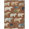 thumbnail image 2 of Addison Rugs Chantille Indoor/Outdoor Transitional Lodge Paprika Machine Washable Rectangle Rug, 8' x 10', 2 of 8