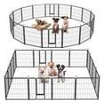 thumbnail image 1 of Parque infantil para perros Simple Deluxe para interiores y exteriores, 24 cm, 16 paneles, 1 of 7