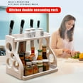 thumbnail image 2 of CAROOTU Kitchen 2-Tier Spice Rack Organizer Multipurpose Kitchen Utensil Holder Freestanding Shelf Organizer for Jars Bottle, 2 of 6