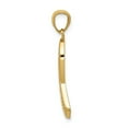 thumbnail image 2 of 14k Gold Polished Survivor Ribbon Pendant, 2 of 3