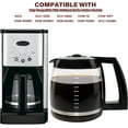 thumbnail image 5 of 12-Cup Glass Carafe Replacement for Cuisinart Coffee Maker Models DCC-1200 | Part# DCC-1200PRC, 5 of 5