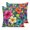 Pink, Yellow, Navy, variant on Pillow Covers 24x24 Set of 2, Colorful Flowers Throw Pillow Covers Decorative Couch Cushion Cover, Spring Floral Watercolor Blue Microfiber Soft Square Pillowcases for Bedroom Living Room Sofa