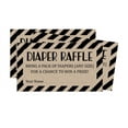 thumbnail image 4 of Inkdotpot 30Baby ShowerDiaper Raffle Ticket Lottery Insert Cards Supplies Games For Baby Shower Party Gender Reveal Bring A Pack Of Rustic Diapers To Win Favors Gifts And Prizes, 4 of 5