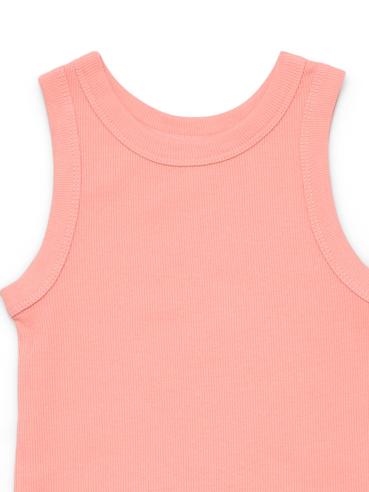 Wonder Nation Girls Kid Tough Tank Tops, 3-Pack, Sizes 4-18 and Plus