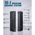 thumbnail image 2 of Estación de acoplamiento WAVLINK USB C 3 para monitores 4K @60Hz con PD de 100 W, 2 of 7